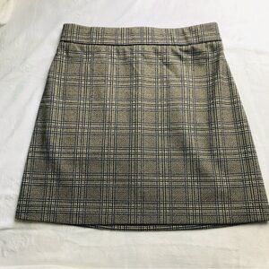 Maison d' Amelie Paris A Line Skirt Women 8 Plaid Pull On